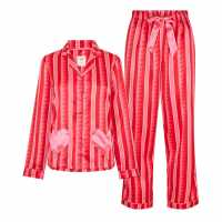 Women's Satin Long Sleeve Pyjama Sets  