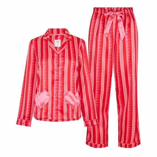 Women's Satin Long Sleeve Pyjama Sets  