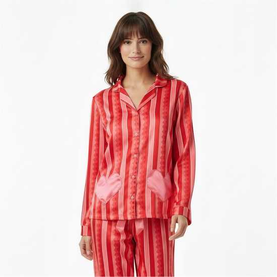 Women's Satin Long Sleeve Pyjama Sets  