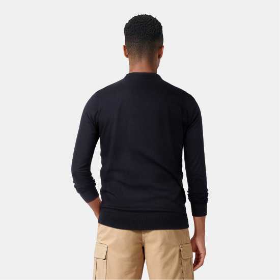 Lyle And Scott Merino Crew Knit Sweater Тъмно морско Син Z271 Lyle And Scott Merino Crew Knit Sweater Тъмно морско Син Z271