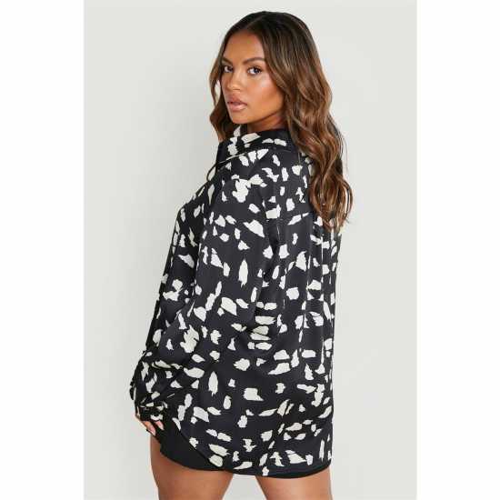 Influence Satin Shirt Ld99 Black Дамски ризи и тениски