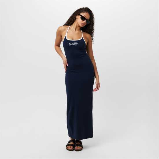 Дамски поли и рокли Jack Wills Chain Stitch Maxi Dress Jack Wills Chain Stitch Maxi Dress Дамски поли и рокли