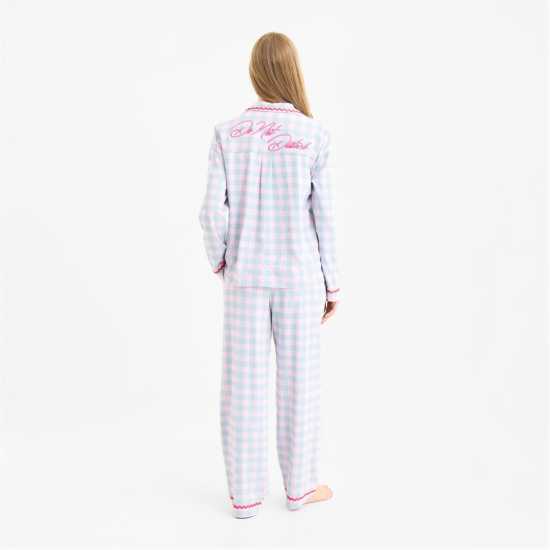 Chelsea Peers Chelsp Wavy Trim Pjs Ld62 G Morning Blue 