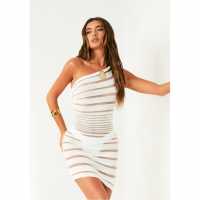 Missy Empire Striped Knit Dress  Дамски поли и рокли
