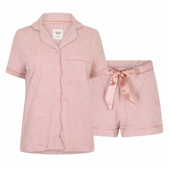Chelsea Peers Women's Cotton Long Sleeve Pyjama Sets Plain 