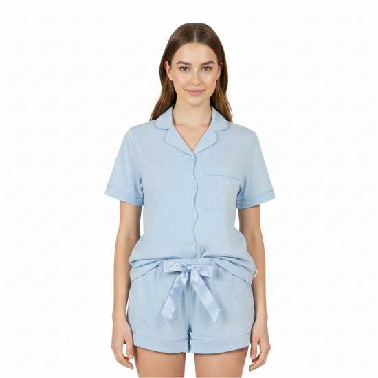 Chelsea Peers Women's Cotton Long Sleeve Pyjama Sets Plain Chelsea Peers Women's Cotton Long Sleeve Pyjama Sets Plain
