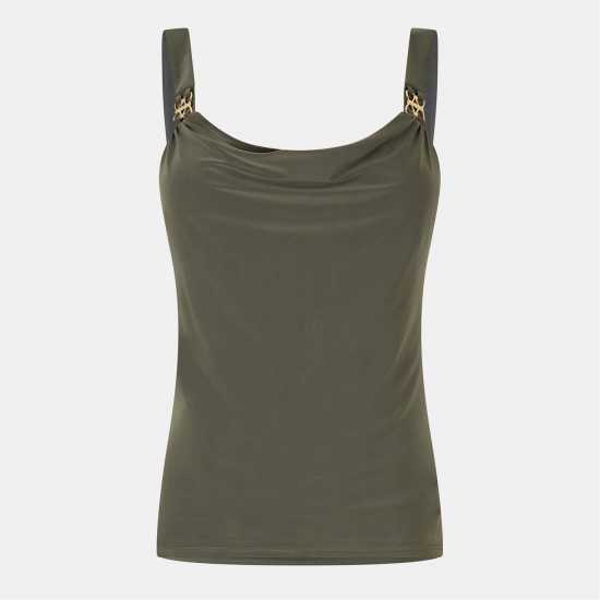 Biba Kayla Jry Top Ld53 Хаки Дамски ризи и тениски