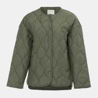 Soulcal Ватирано Яке Women's Collarless Long Sleeve Quilted Jacket  