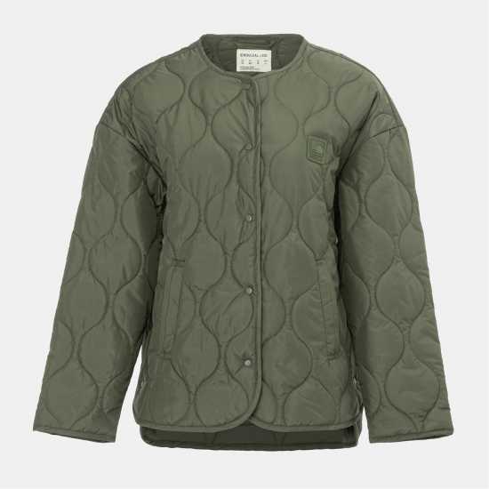 Soulcal Ватирано Яке Women's Collarless Long Sleeve Quilted Jacket  