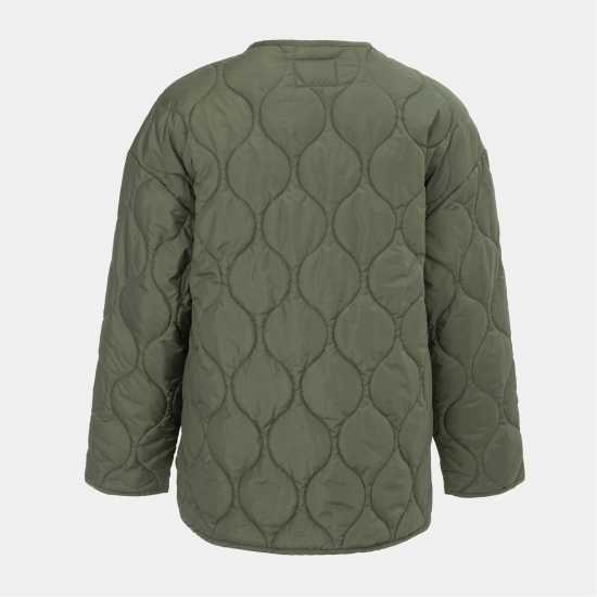 Soulcal Ватирано Яке Women's Collarless Long Sleeve Quilted Jacket  