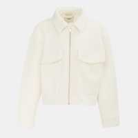 Firetrap Women's Short Textured Cropped Long Sleeve Shearling Jacket  