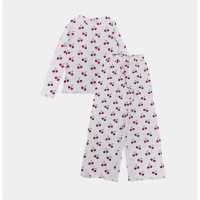 Linea Women's Star Cotton Long Sleeve Pyjama Sets Череша 