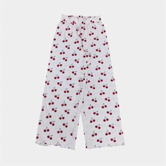 Linea Women's Star Cotton Long Sleeve Pyjama Sets Череша 