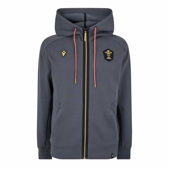 Macron Welsh Rugby Union Athleisue Hoodie 2023 Mens  