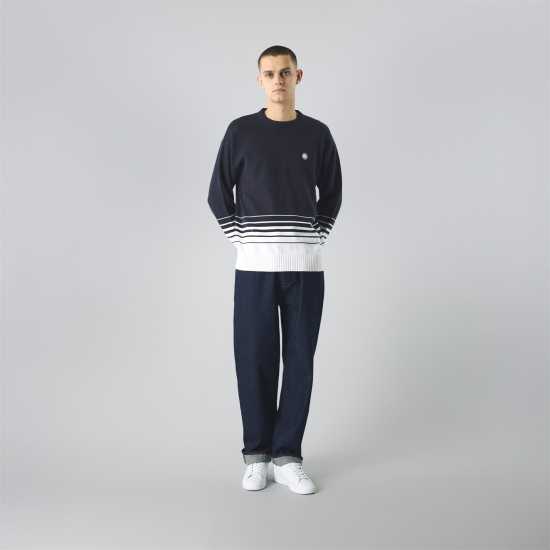 Pretty Green Плетен Пуловер Gradient Knit Jumper  Мъжки пуловери и жилетки