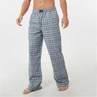 Jack Wills Flannel Lounge Pant Stormy Blue Chk Мъжки пижами