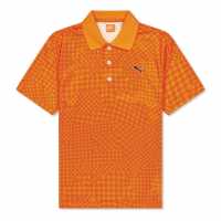Puma (5) Boy New Wave Camo Polo Juniors Orange 