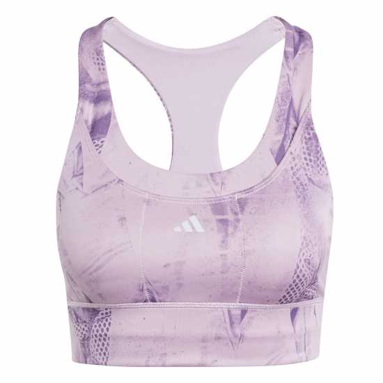 Adidas Run Ms Pkt Aop Low Impact Sports Bra Womens  