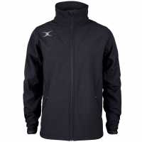 Adults 's Weather-Resistant Tailored Fit Softshell Rugby Jacket  