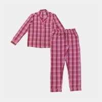 Linea Hw Button Ld54 Pink Check 