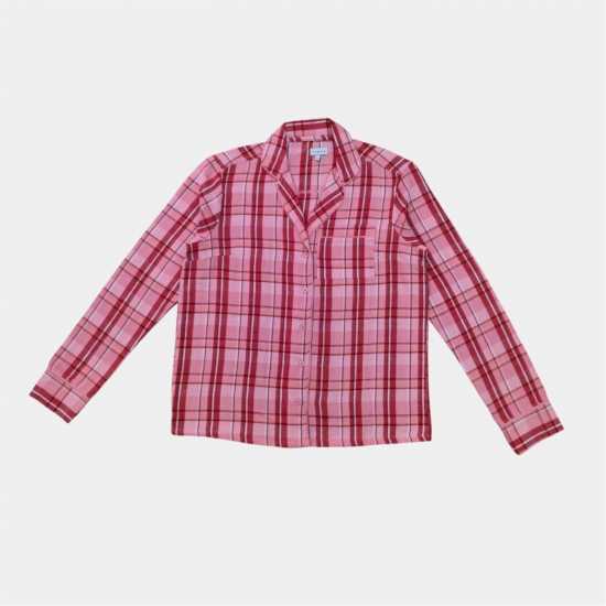 Linea Hw Button Ld54 Pink Check 