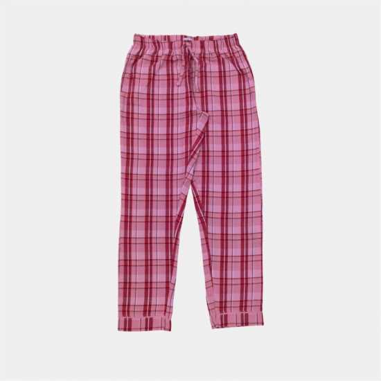 Linea Hw Button Ld54 Pink Check 