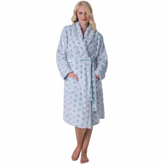 Supersoft Fleece Bathrobe With Shawl Collar & Pockets Supersoft Fleece Bathrobe With Shawl Collar & Pockets