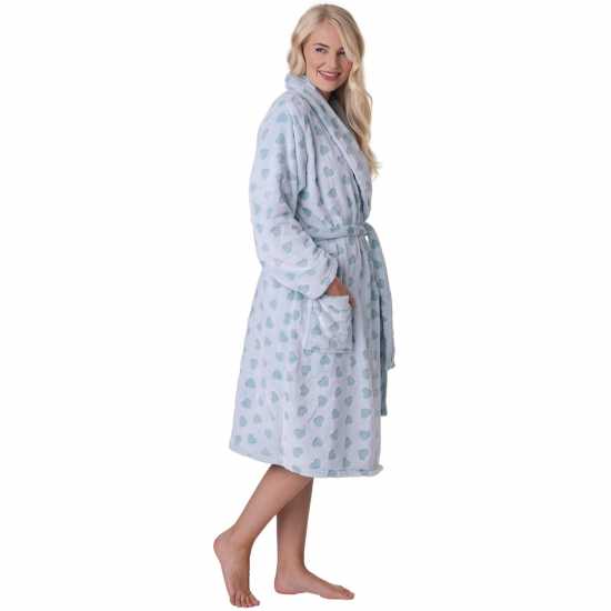 Supersoft Fleece Bathrobe With Shawl Collar & Pockets Supersoft Fleece Bathrobe With Shawl Collar & Pockets