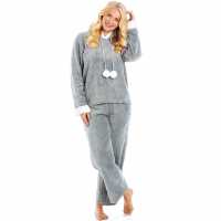 Supersoft Fleece Hooded Pyjama Set  