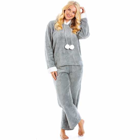 Supersoft Fleece Hooded Pyjama Set Supersoft Fleece Hooded Pyjama Set