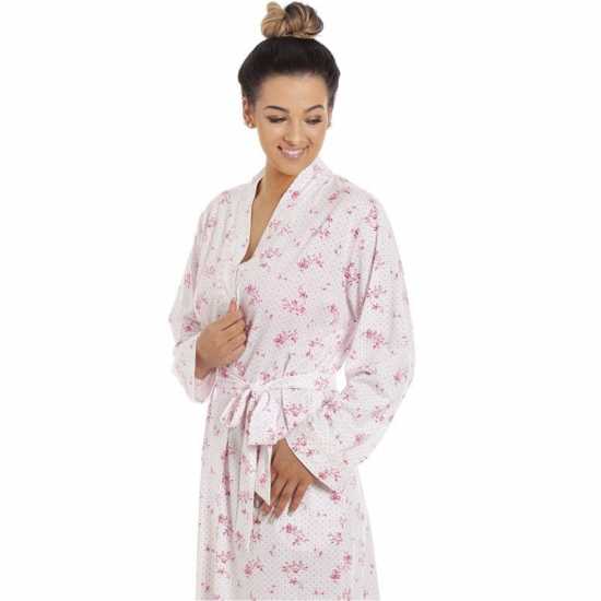 Camille 100% Cotton Lightweight Floral Wrap Pink 