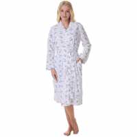 Camille 100% Cotton Lightweight Floral Wrap Navy 