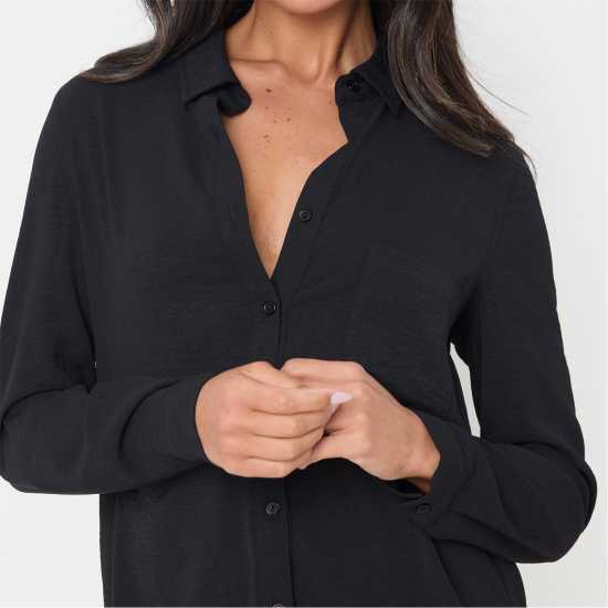 Дамски ризи и тениски Риза С Дълъг Ръкав I Saw It First Soft Crepe Long Sleeve Shirt Риза С Дълъг Ръкав I Saw It First Soft Crepe Long Sleeve Shirt Дамски ризи и тениски