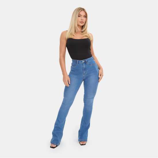 High Waist Flare Jeans  