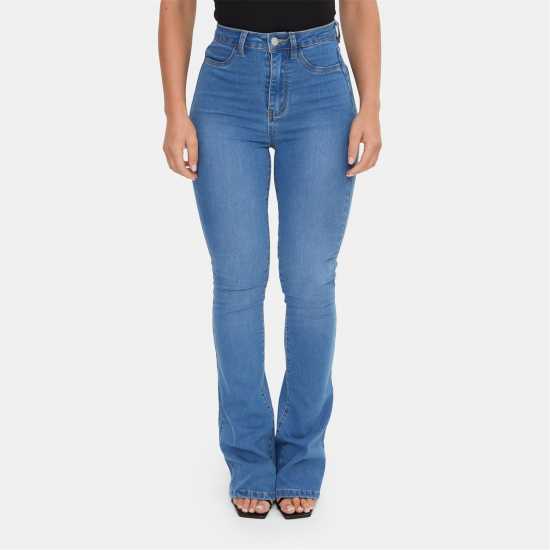 High Waist Flare Jeans  