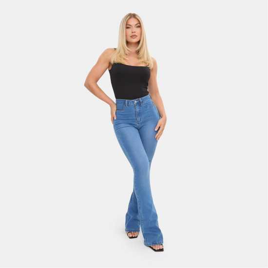 High Waist Flare Jeans  