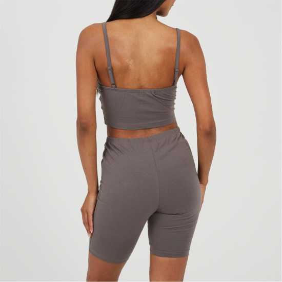 Brave Soul Womens Strappy Vest & Shorts Lounge Set  