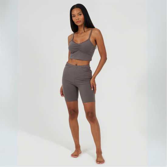 Brave Soul Womens Strappy Vest & Shorts Lounge Set  