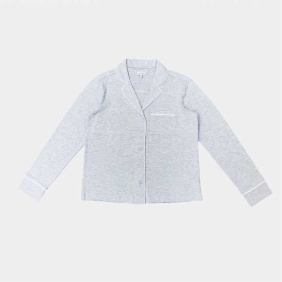 Linea Women's Star Cotton Long Sleeve Pyjama Sets Сиво 