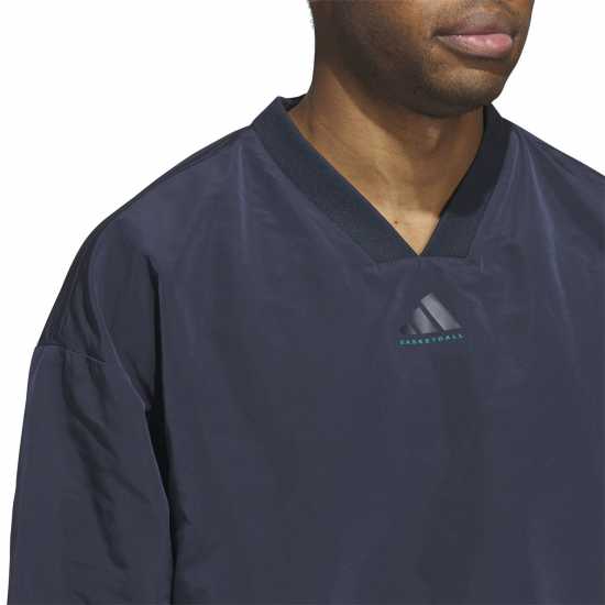 Мъжки пуловери и жилетки Adidas Мъжка Риза Basketball Woven Crewneck Sweatshirt Mens Adidas Мъжка Риза Basketball Woven Crewneck Sweatshirt Mens Мъжки пуловери и жилетки