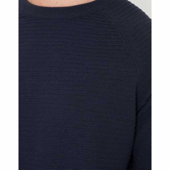 Блуза С Обло Деколте Threadbare Crew Neck Jumper Navy 