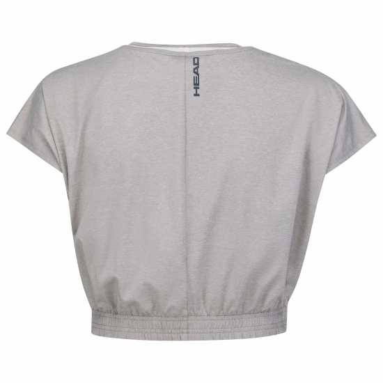 Head Padel Crop Top Grey - Дамско облекло плюс размер