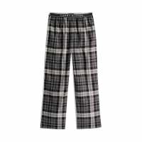 Tommy Hilfiger Essential Flannel Pyjama Bottoms Черен тартан 