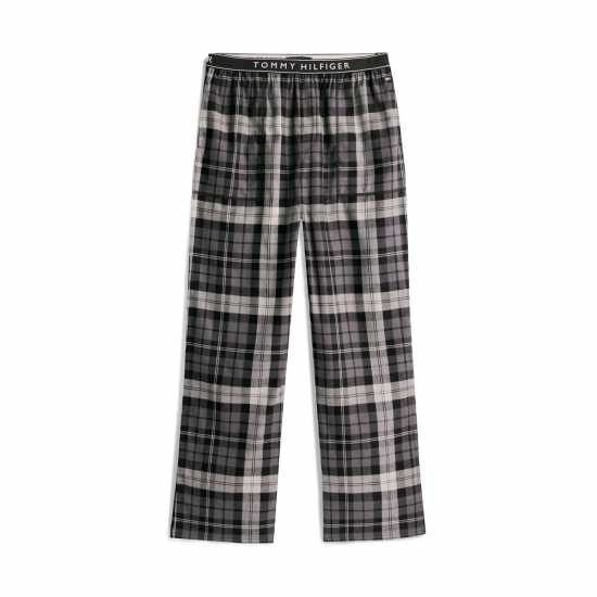 Tommy Hilfiger Essential Flannel Pyjama Bottoms Черен тартан Tommy Hilfiger Essential Flannel Pyjama Bottoms Черен тартан