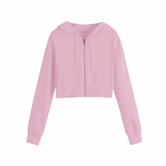 Miso Women's Cropped Hoodie Pink 