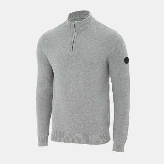 Firetrap Блуза С Четвърт Цип Quarter Zip Mens Jumper  