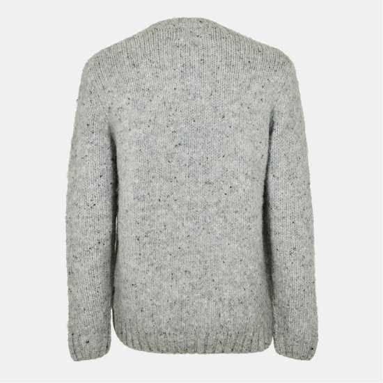 Плетен Пуловер Jack Wills Jumper Drop Shoulder Long Sleeve Knitted Pullover Sweater Tops Grey Marl Плетен Пуловер Jack Wills Jumper Drop Shoulder Long Sleeve Knitted Pullover Sweater Tops Grey Marl