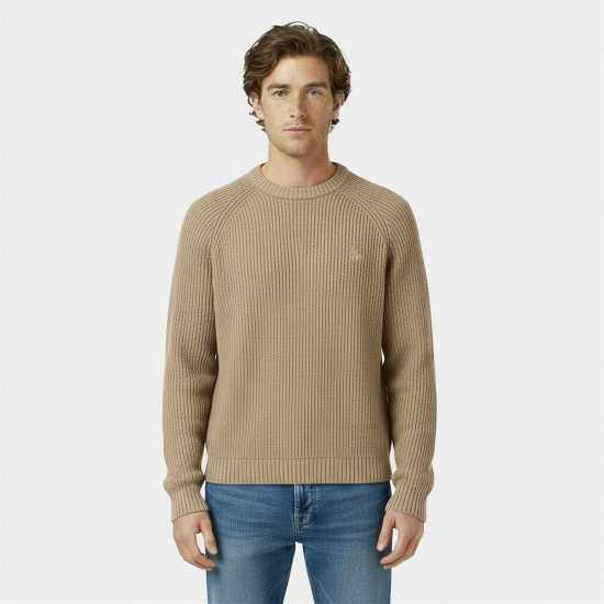 Блуза С Обло Деколте Jack Wills Crew Neck Jumper Men FAWN Блуза С Обло Деколте Jack Wills Crew Neck Jumper Men FAWN