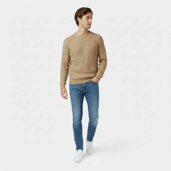 Блуза С Обло Деколте Jack Wills Crew Neck Jumper Men FAWN Блуза С Обло Деколте Jack Wills Crew Neck Jumper Men FAWN