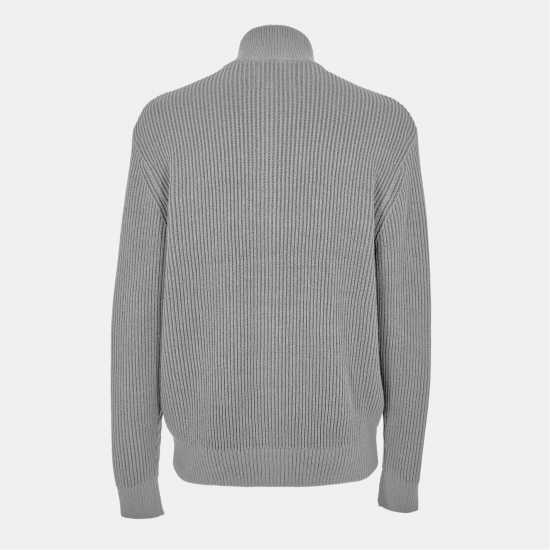 Плетена Жилетка Jack Wills Rib Zip Funnel Cardigan Sweaters Men Grey Marl Плетена Жилетка Jack Wills Rib Zip Funnel Cardigan Sweaters Men Grey Marl